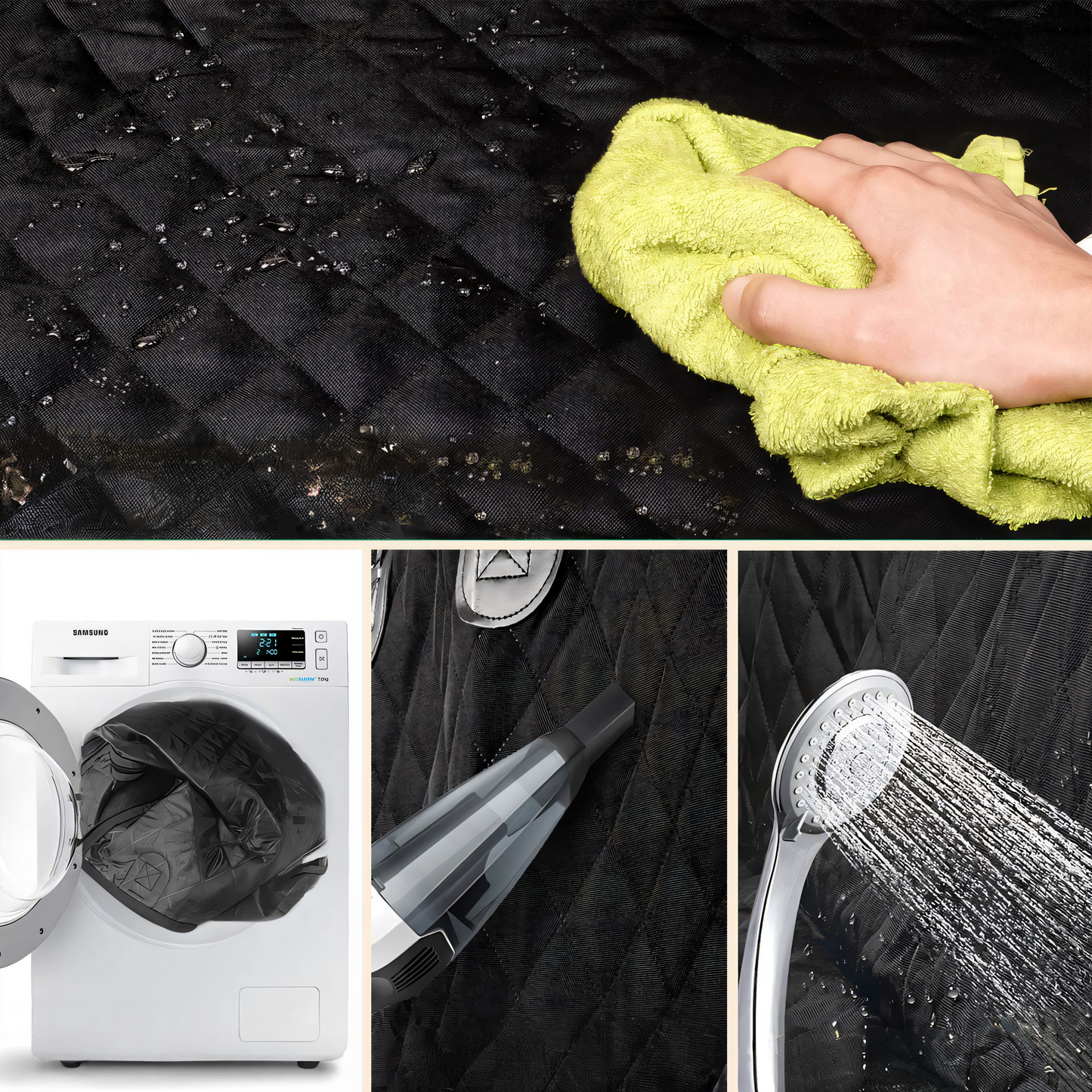 Funda Impermeable para Perros – Protección Total del Asiento Trasero